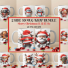 Both Side 3D Christmas Mug Wrap Bundle