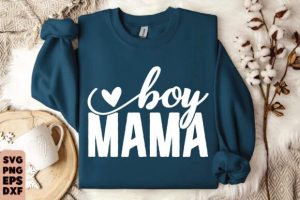 Boy Mama SVG, Boy Mom PNG