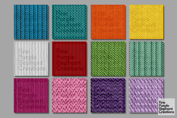 Bright Solid Colored Knit Fabric Texture - Image 5