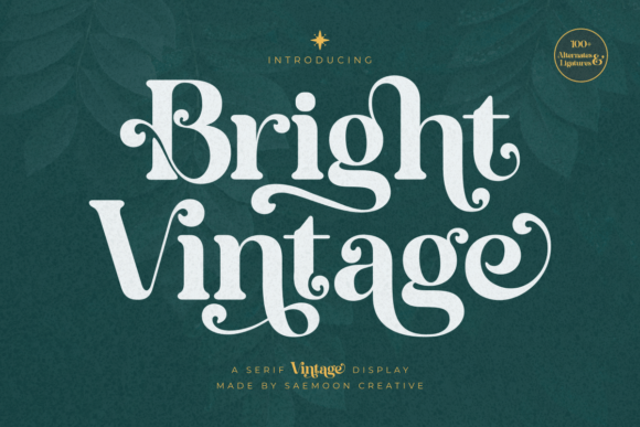 Bright Vintage Font