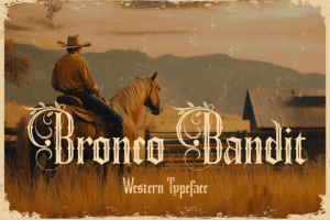 Bronco Bandit Font