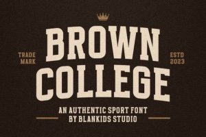 Brown College Font
