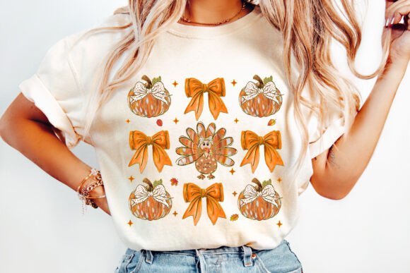 Brushstrke Coquette Thanksgiving PNG