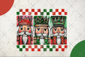Brushstroke Christmas Nutcracker Png