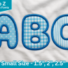 Bubble Applique Embroidery Font