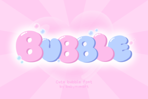 Bubble Font