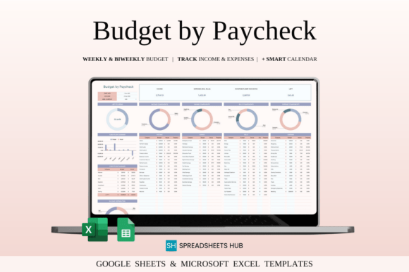 Budget by Paycheck Spreadsheet in Excel