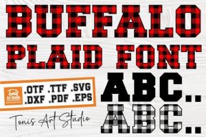 Buffalo Plaid Font