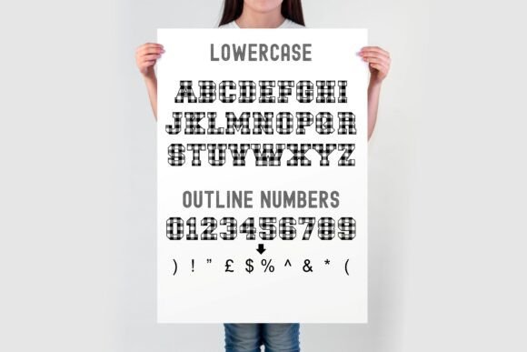 Buffalo Plaid Font - Image 4