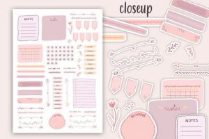 Alternative view of Bullet Journal Planner Sticker Sheet