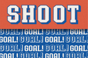 Alternative view of Bullsy College 3d Font