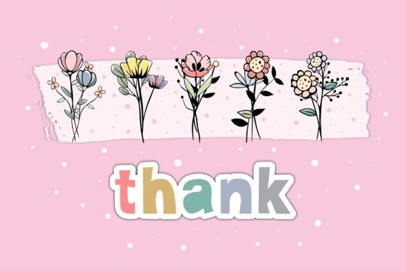 Bunch of Flowers Font - Image 3