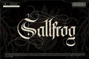 Alternative view of Bundles Blackletter Font