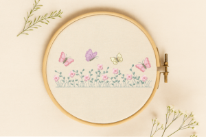 Alternative view of Butterflies and Flower Garden