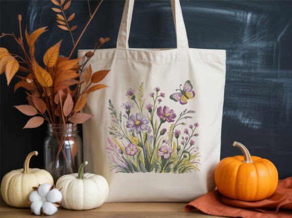 Butterfly and Flowers - Image 3