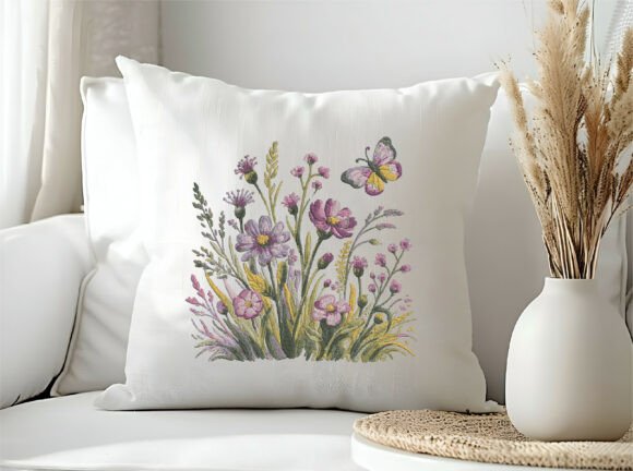 Butterfly and Flowers - Image 4