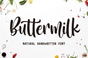 Buttermilk Font