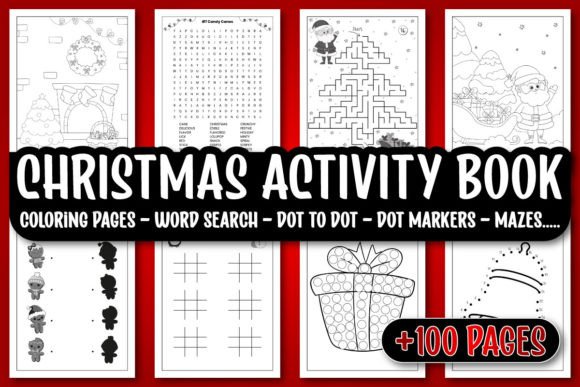 CHRISTMAS ACTIVITY BOOK for KIDS