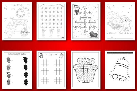 Alternative view of CHRISTMAS ACTIVITY BOOK for KIDS