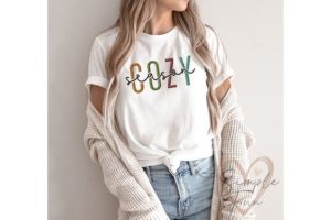 Alternative view of COZY Season Embroidery Design