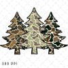 Camo Christmas Tree Western Hunting PNG