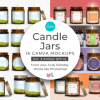 Candle Mockup for Canva Vol 3 Amber 8oz