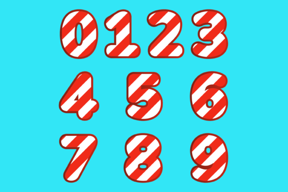 Candy Cane Font - Image 3
