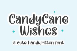 Candy Cane Wishes Font