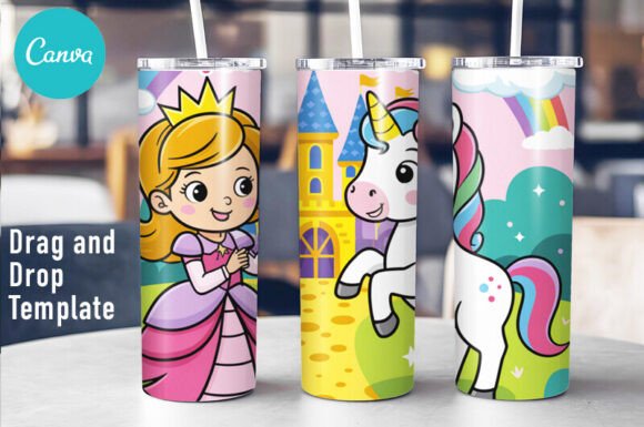 Canva 20 Oz Skinny Tumbler Mockup - Image 2