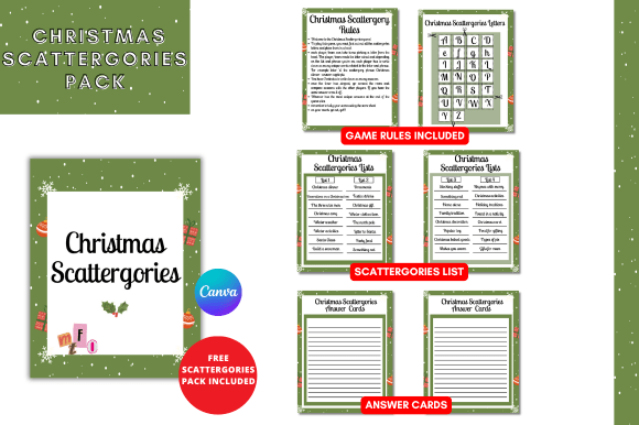 Canva Christmas Bingo Game Pack - Image 3