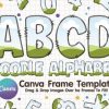 Canva Frame Doodle Alphabet Letters