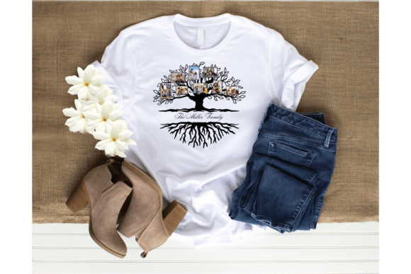 Alternative view of Canva Frame Family Tree Photo Template