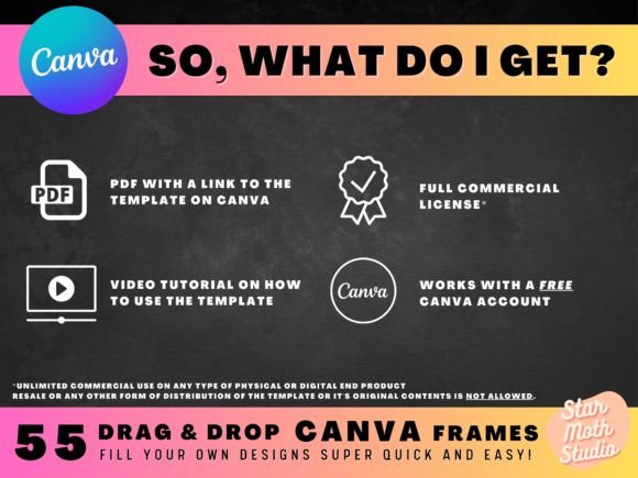 Canva Frames - Messy Bun Bundle - Image 3