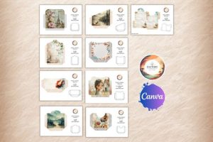 Alternative view of Canva POCKET Journal Templates Bundle
