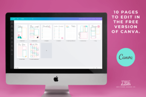 Alternative view of Canva Planner Templates | BRIGHT