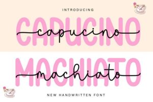 Capucino Machiato Duo Font