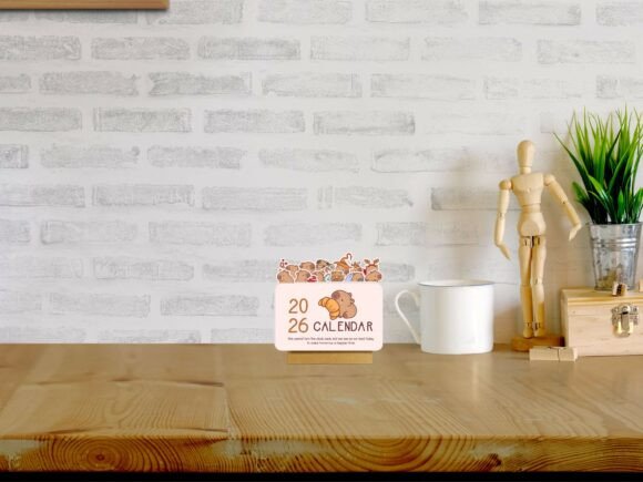 Capybara 2026 Desk Calendar Printable - Image 7