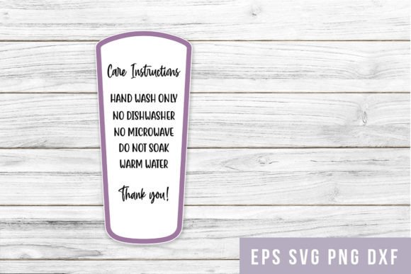 Care Card Bundle Care Instructions SVG - Image 4