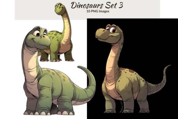 Cartoon Dinosaur Bundle 3 - Image 3