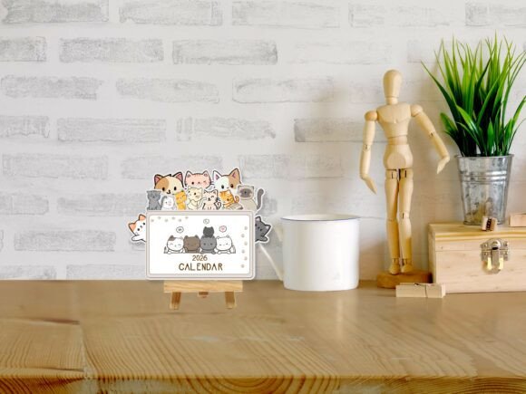 Cat Desk Calendar 2026 - Image 6