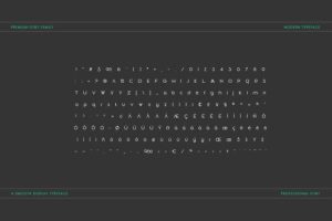 Alternative view of Cayano Pro Font