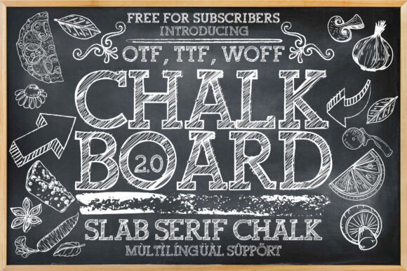Chalkboard 2.0 Font