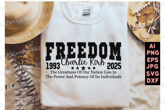 Charlie Kirk Freedom Bundle SVG, Justice - Image 5