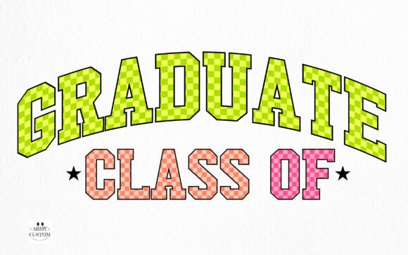 Checkered Back to School Font - Image 2