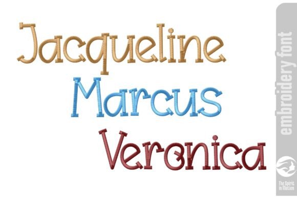 Cheeky Style Embroidery Font - Medium - Image 3