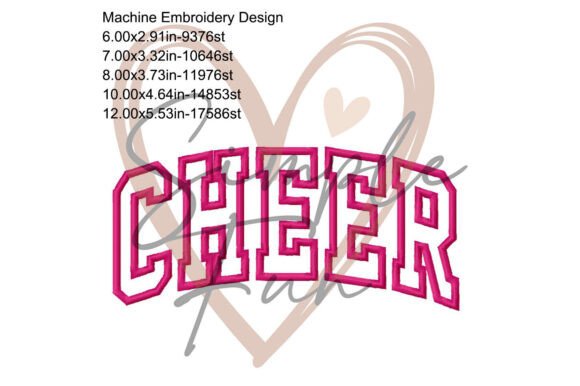 Cheer Applique Embroidery - Image 3