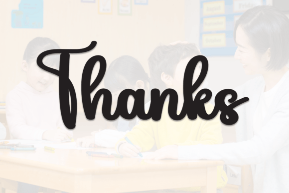 Children School Font Font - Image 7