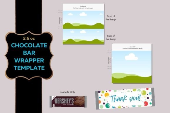 Chocolate Bar Wrapper Template - Canva - Image 4
