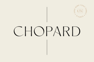 Chopard Font