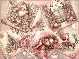 Alternative view of Chrismas Backgrounds - Digital Papers